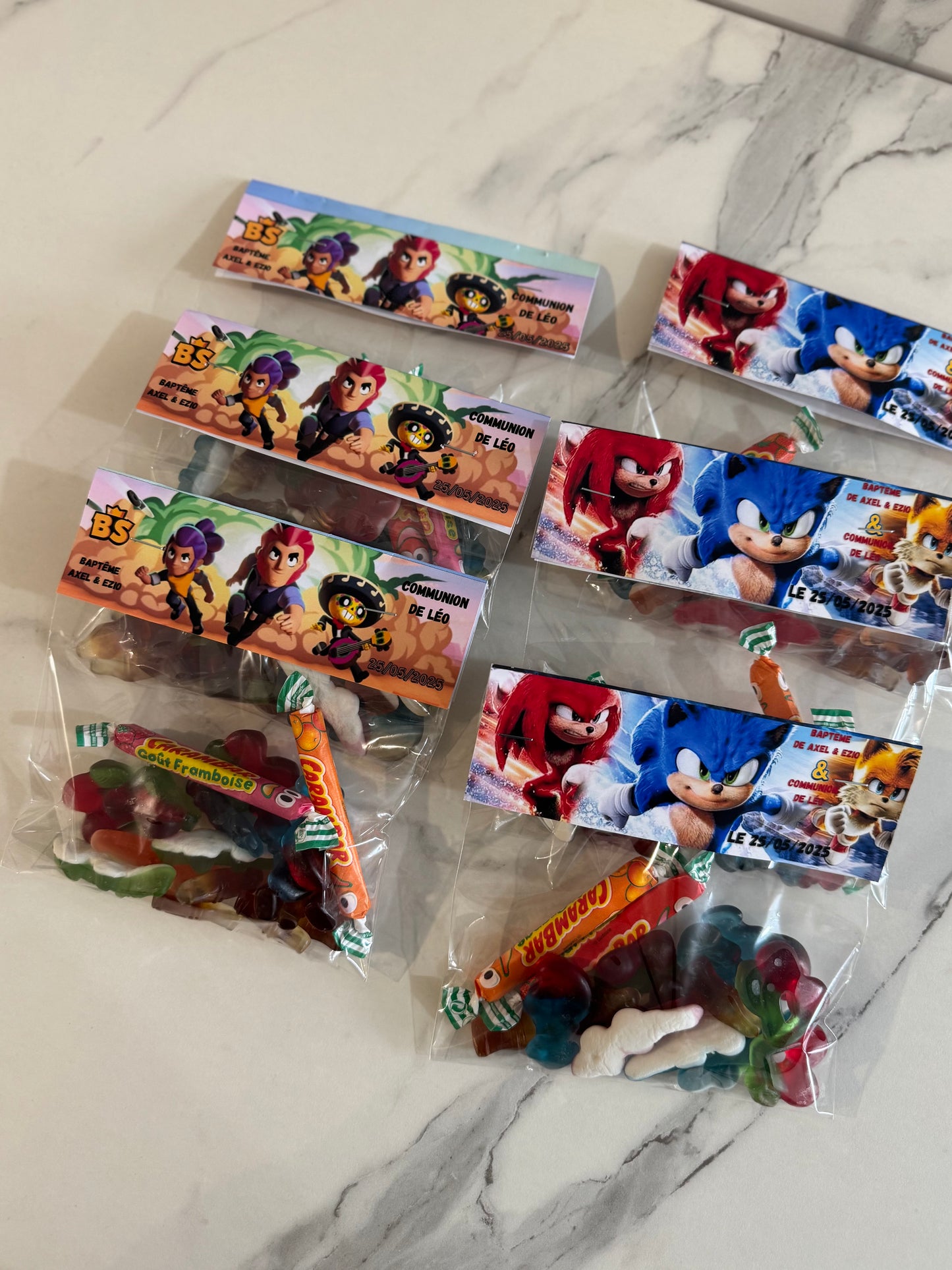 Sachet de bonbons personnalisé 100g