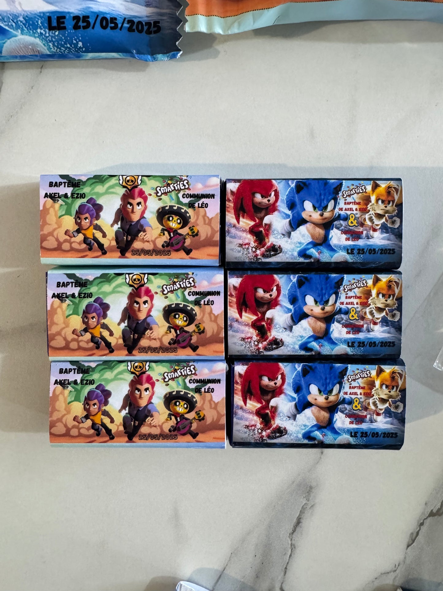 Mini smarties personnalisée