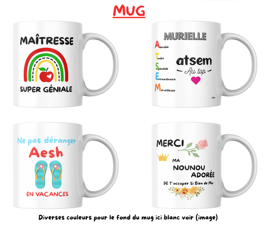 MUG fin d’année scolaire